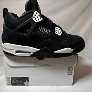 Size 10 - Nike Air Jordan 4 Retro White Thunder Men's Shoes